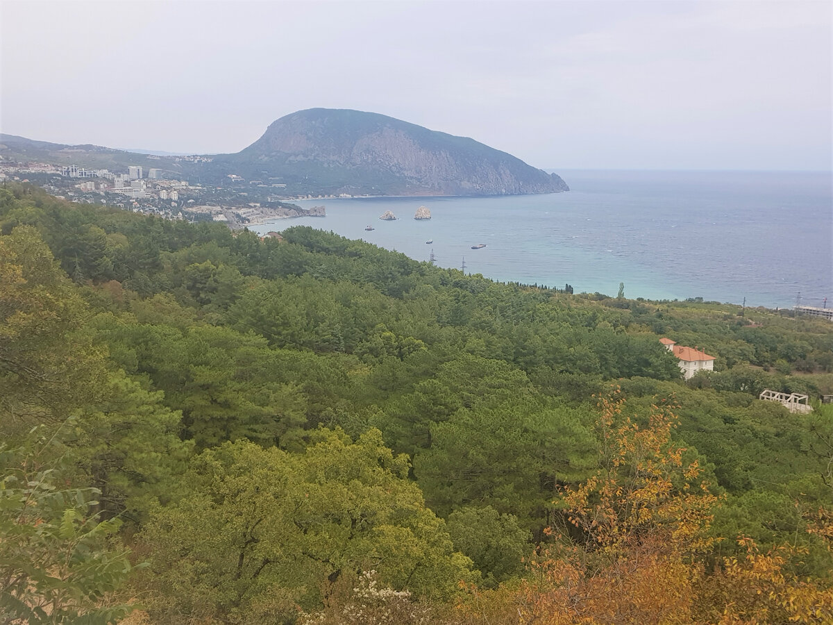 Осень в Ялте. Медведь-гора. Фото Анна Карпенко. 