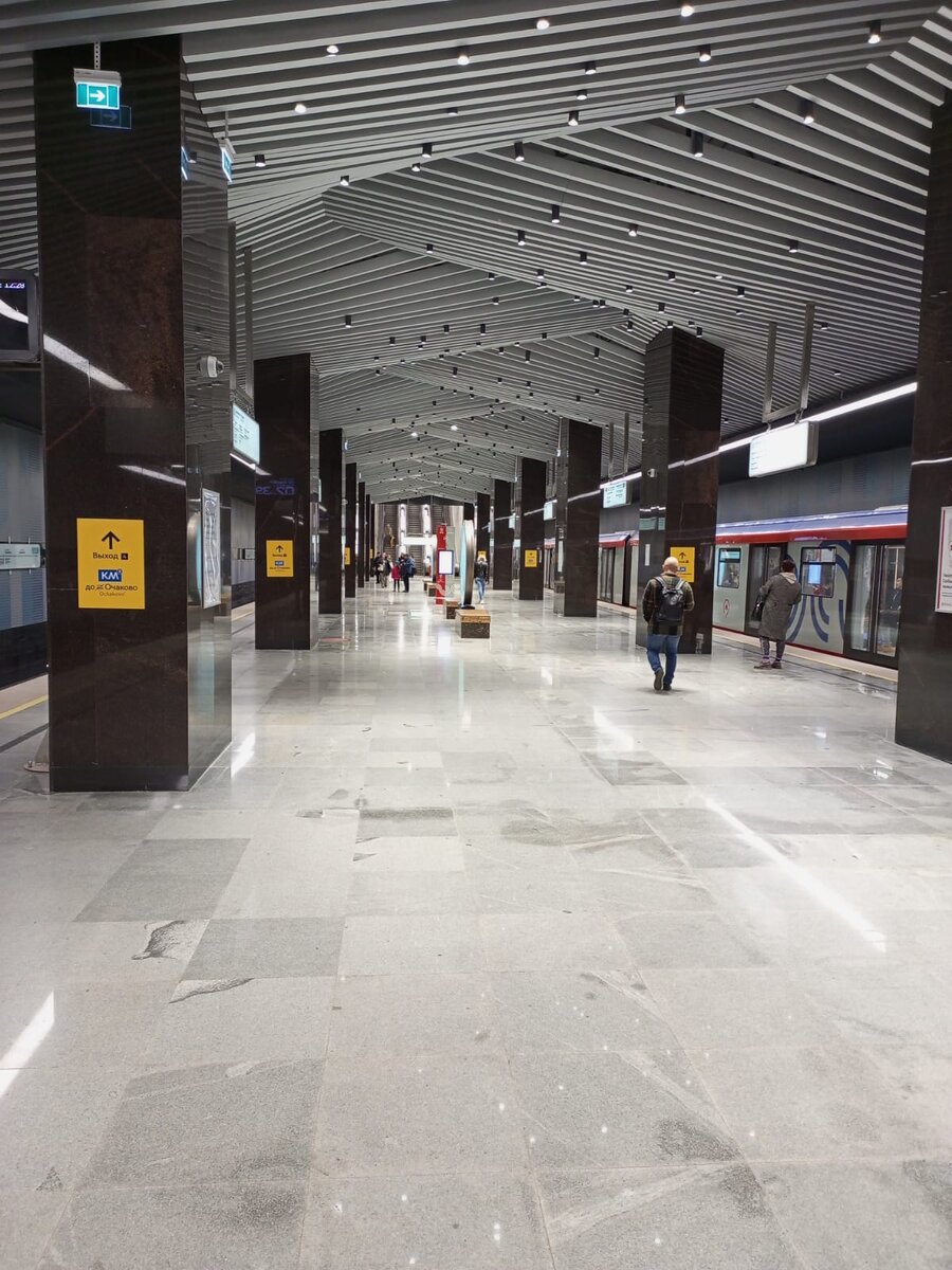 Фото. Станция Московского метро «Аминьевская».