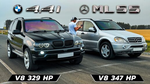 AMG ML55 vs BMW X5 4.4 vs Porsche Cayenne S vs Infiniti FX35 vs BMW X5 4.8 E70