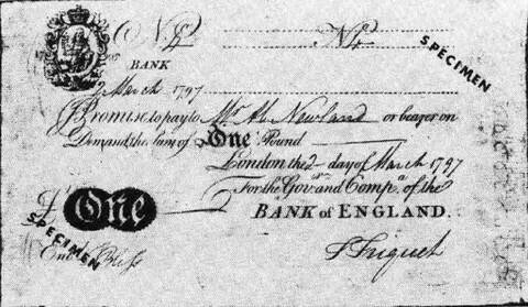 Фунт стерлингов 1694 года