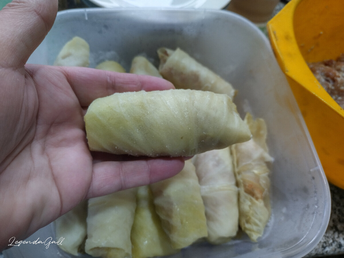 Вот такие небольшие голубцы обычно делаю