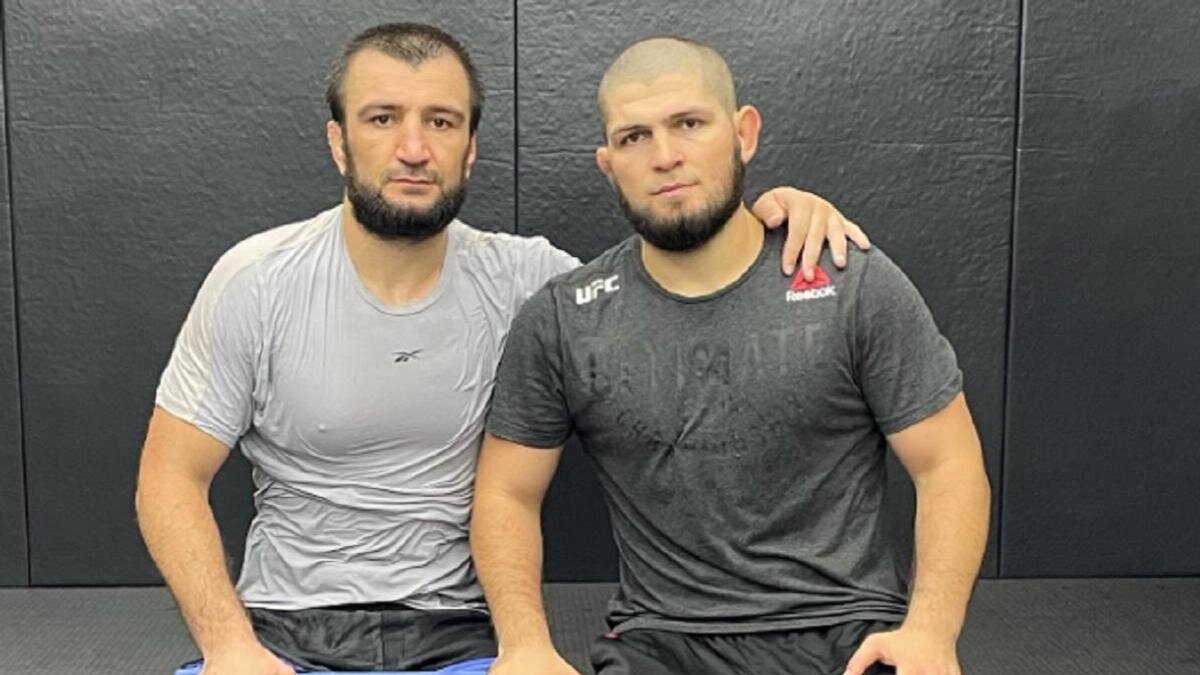    Бойцы Абубакар Нурмагомедов и Хабиб Нурмагомедов:instagram.com/abubakar_nurmagomedov/