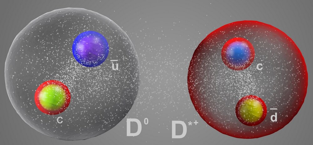 Одна из возможных внутренних структур новой частицы. Источник: ЦЕРН (home.cern)