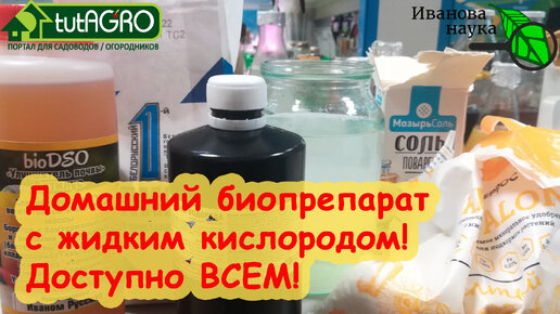 ЭКОНОМИМ ДЕНЬГИ. ВЫРАЩИВАЕМ ДОМАШНИЕ БИОПРЕПАРАТЫ. Очень простой способ с перекисью водорода в сахарно-солевом растворе. Доступно всем!