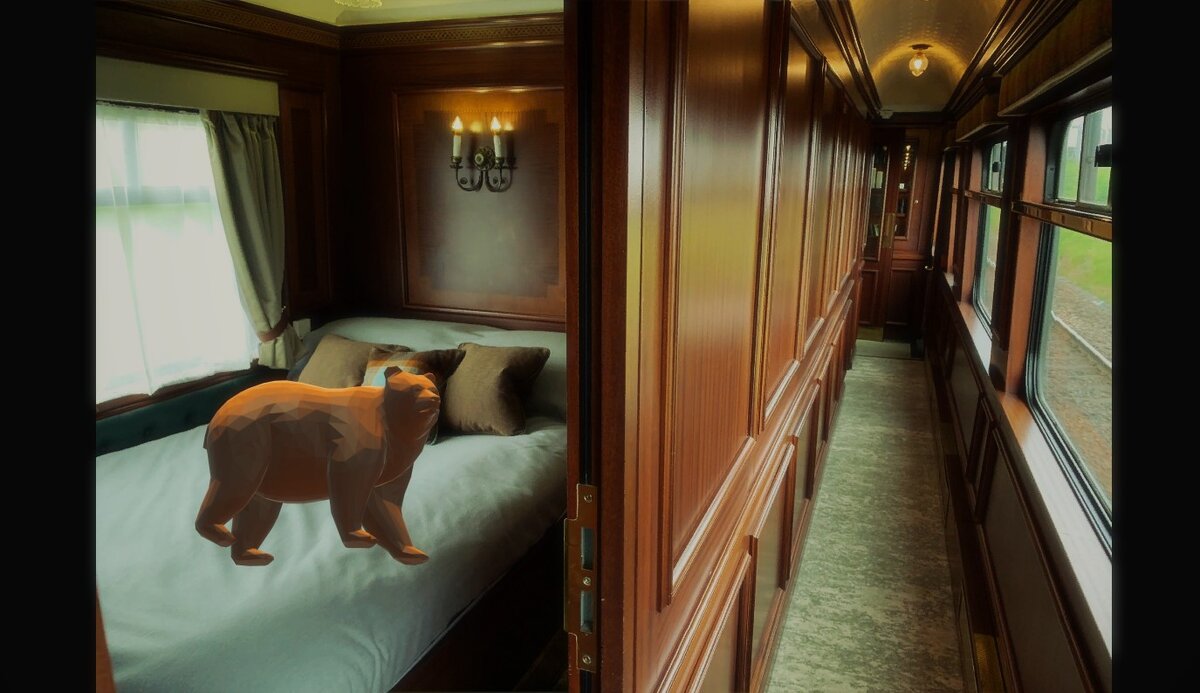 Примерный вид  вагонов, которыми сегодня никого не удивишь. (фото в обраюотке автора)