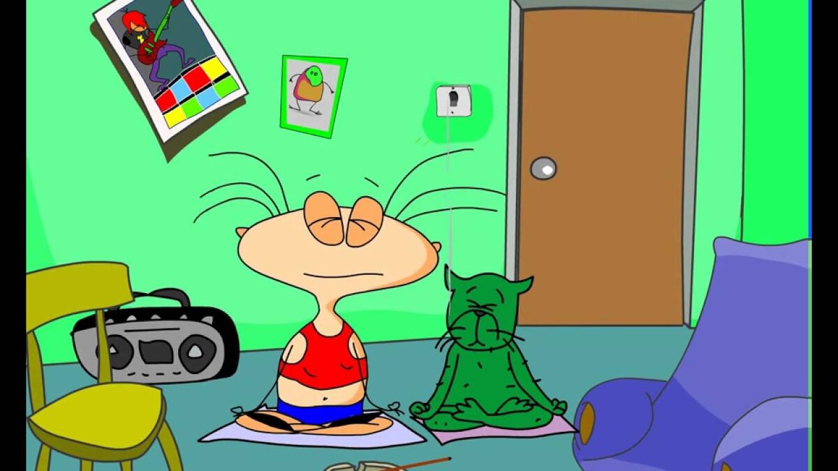 Кадр из мультфильма "Масяня"