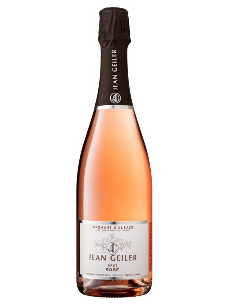 Вино игристое Jean Geiler Cremant D’Alsace Brut Rose AOC - розовое, брют, 0.75л