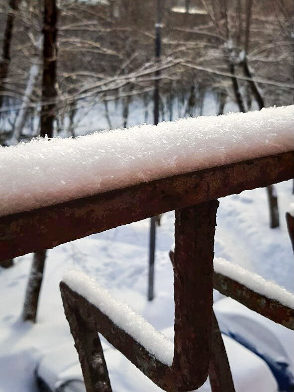 тот самый снег в Москве