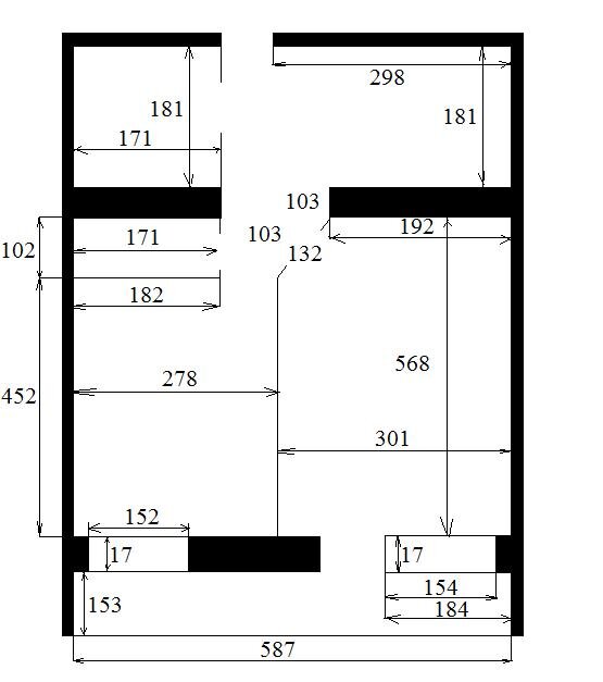 План первой квартиры