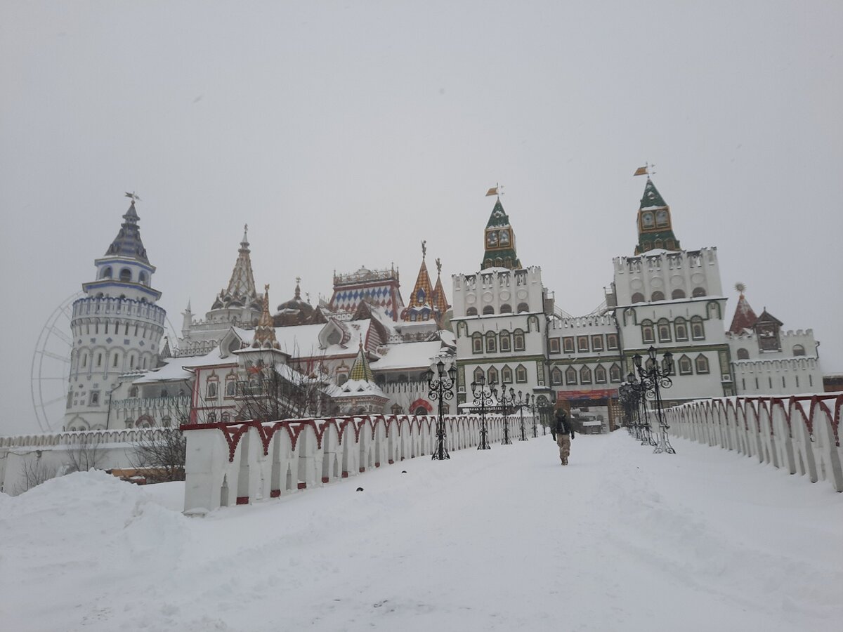 Снег метет, холод конкретный