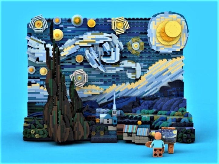 Картину Ван Гога можно будет собрать из кубиков LEGO | KudaGo: Москва и  Петербург | Дзен