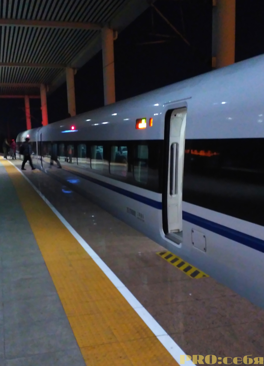 Скорый поезд. Фото автора.