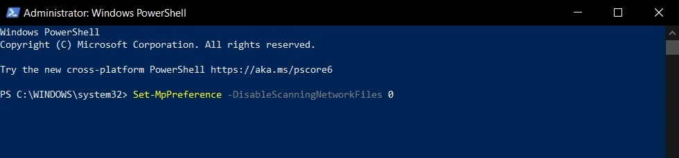 POWERSHELL команда wsreset -i.