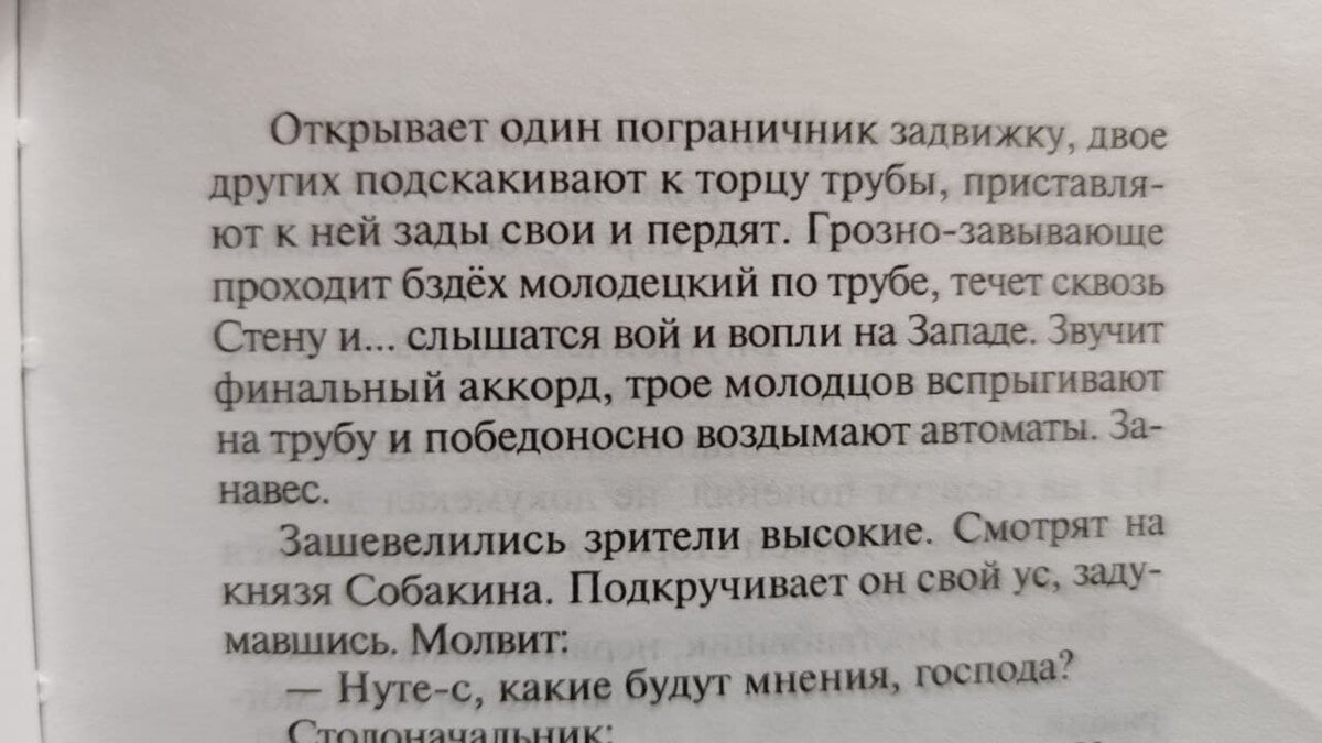 И вот такие абзацы Сорокин непрерывно смакует