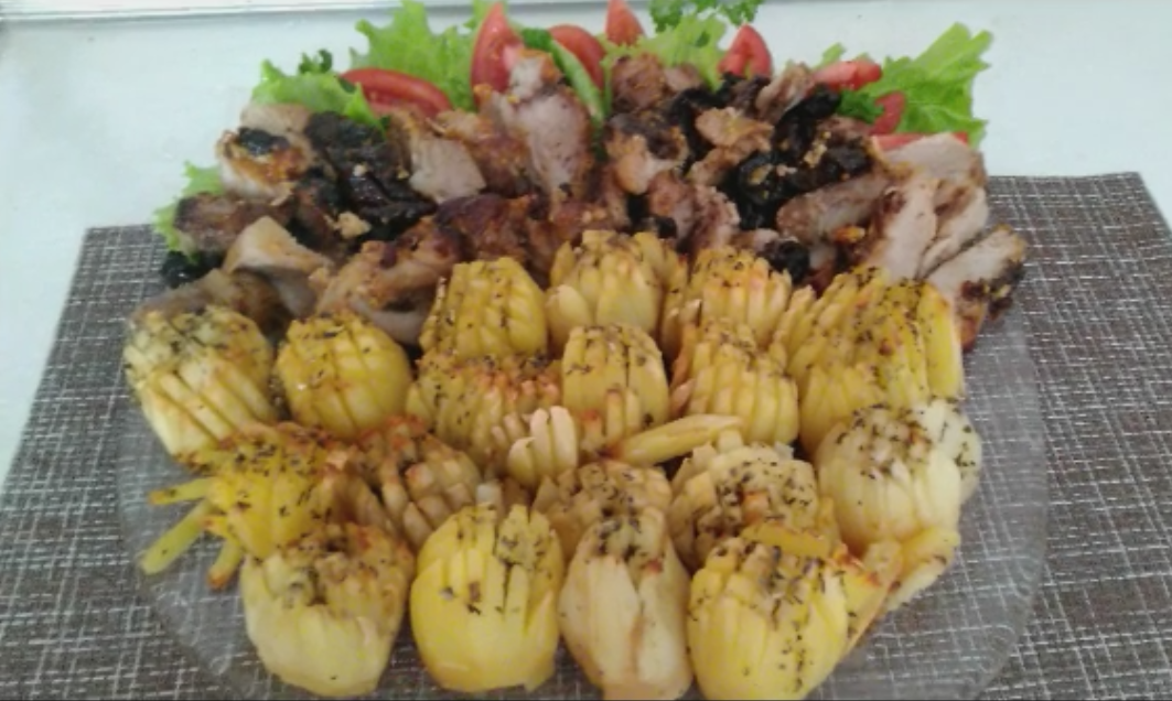 Запечённое мясо "Книжка"