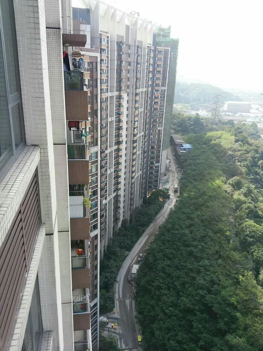 Вот так выглядят китайские многоквартирные дома.