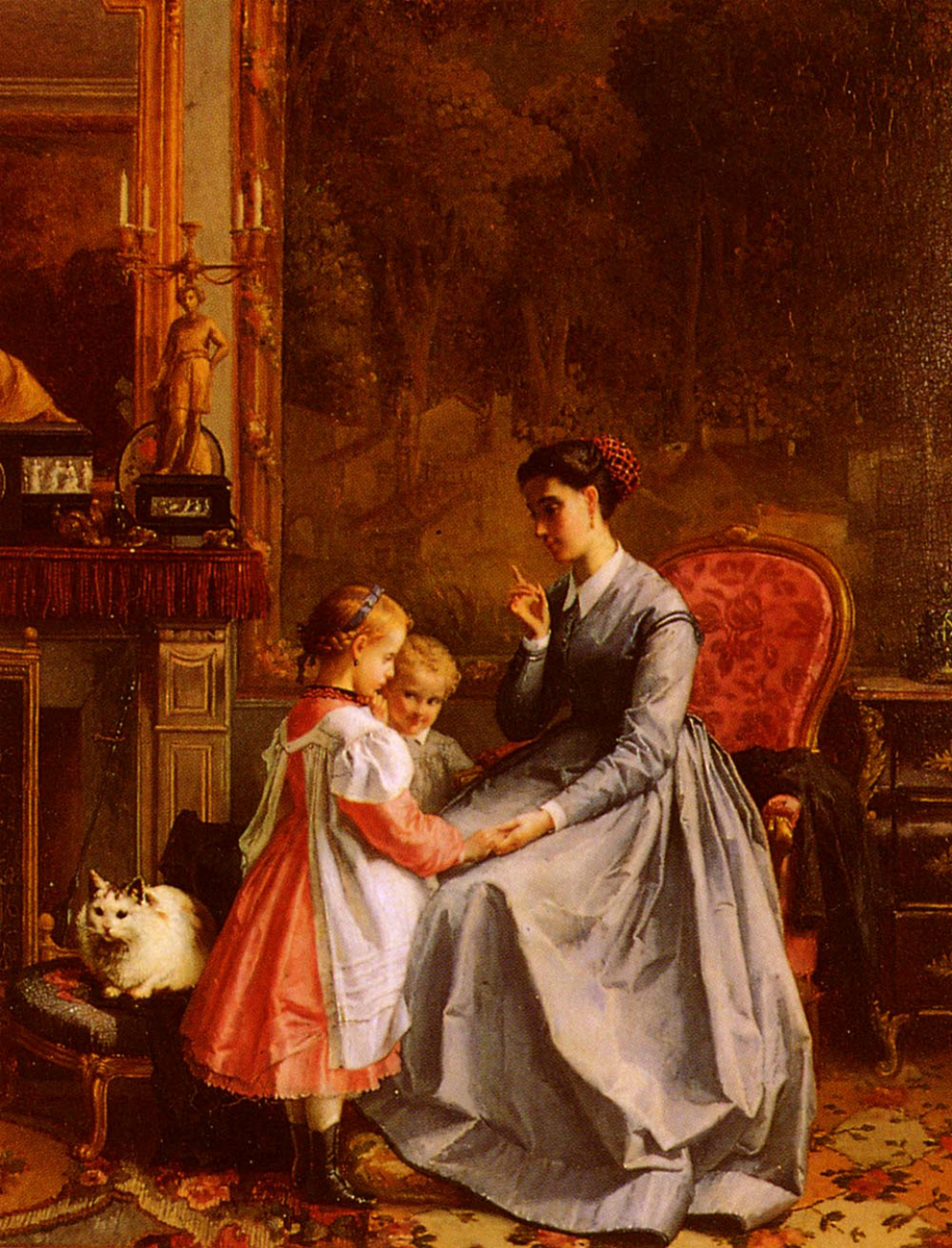 Франсуа Луи Ланфант. Франсуа Луи Ланфант де Метц (Francois-Louis Lanfant de Metz) (1814-1892) the Naughty child. Гувернер 19 века. 19 Век Англия гувернантки.