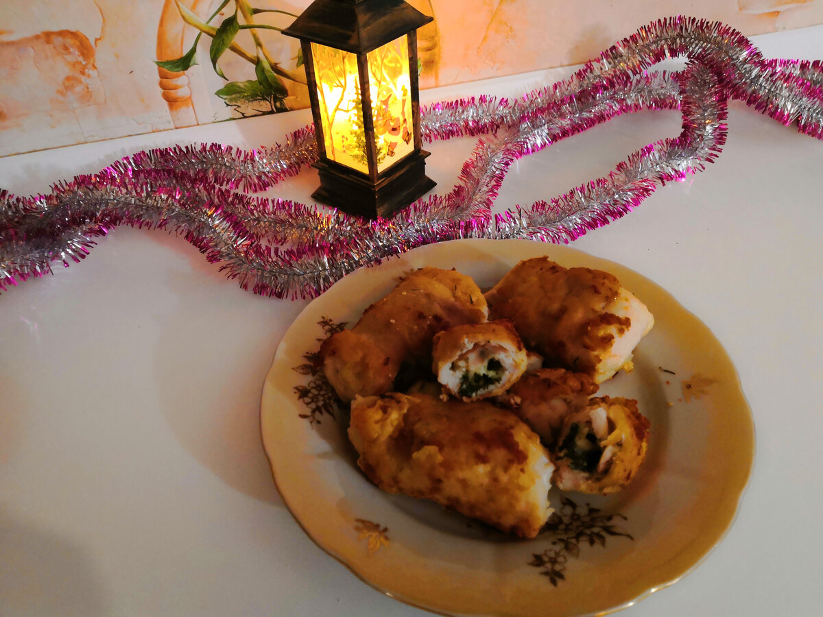 Куриные рулетики