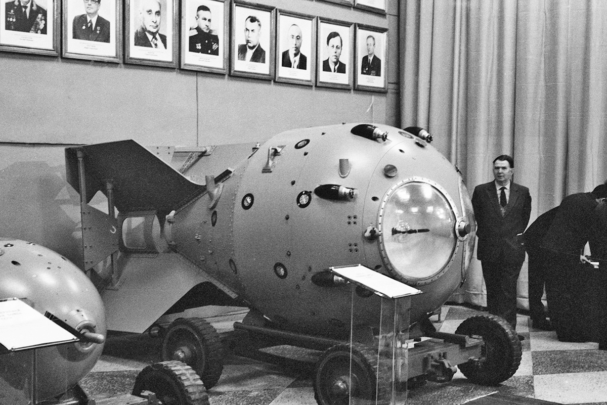 Чтобы вы имели представление о том, как выглядит первая советская атомная бомба