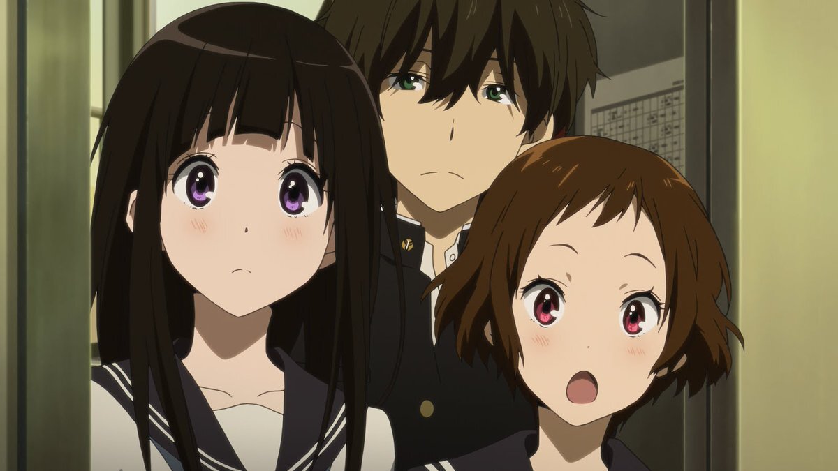 Мой бывший зверь тебе не сбежать. Хёка Читанда. Хёка / Hyouka. Hyouka («хека», 2012) поцелуй.