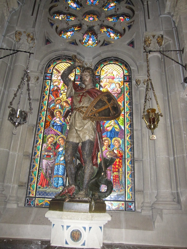 Георгий Победоносец. Монастырь Монсеррат, Каталония, Испания. Фото автора