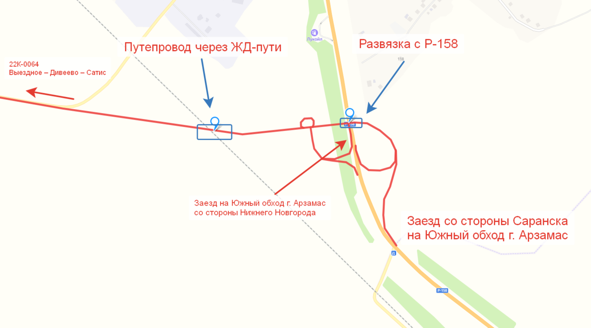 Развязка ольгино нижегородская область схема движения