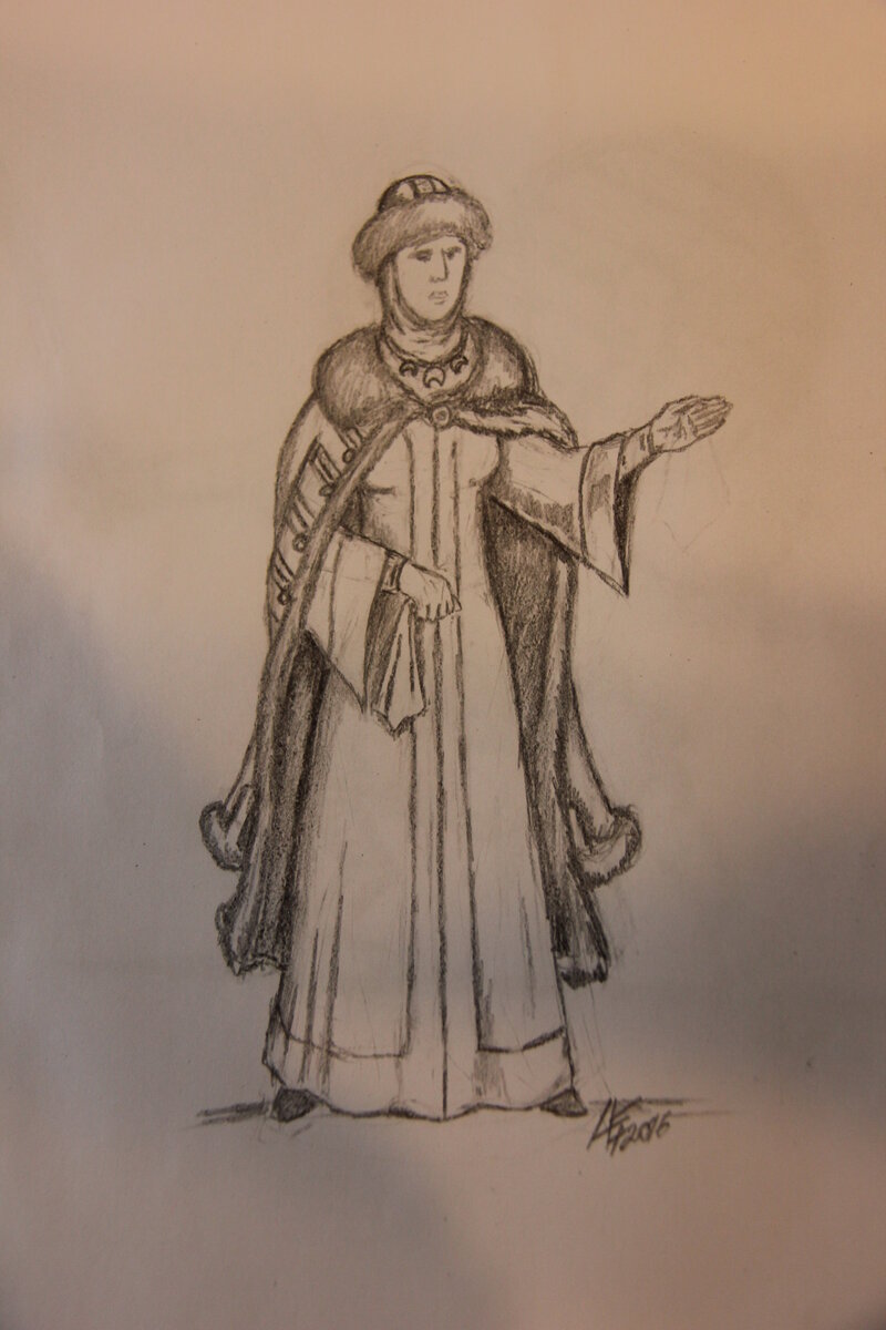 Княгиня. Рисунок автора