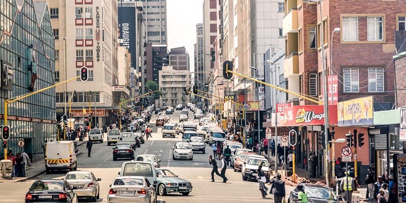 Улицы в Южной Африке со стороны выглядят мирно и спокойно