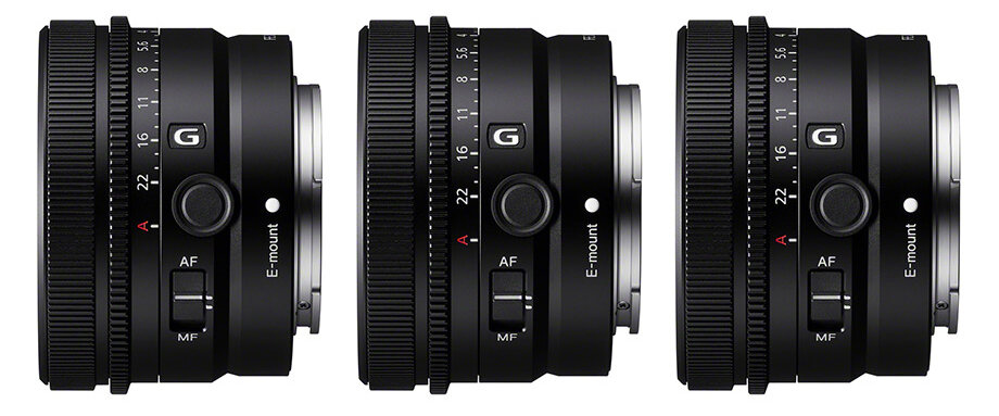 
Сбоку объективы не имеют отличий, фокусное расстояние нужно искать сверху