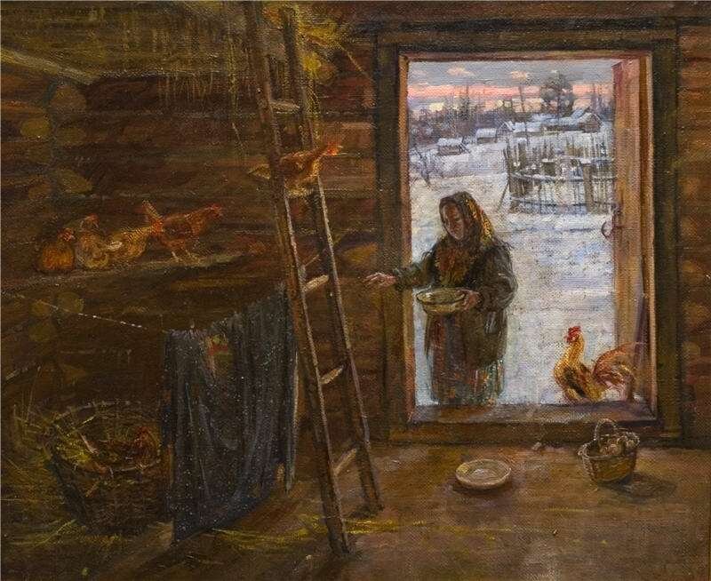 http://artcyclopedia.ru «Утро в деревне» художник Н.Е. Зайцев
