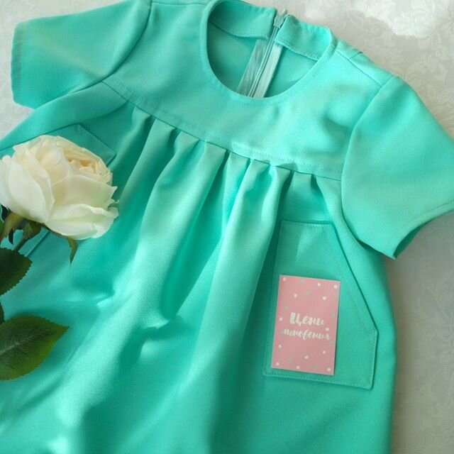 Платье для дочери. Выкройка с сайта "Шкатулка"