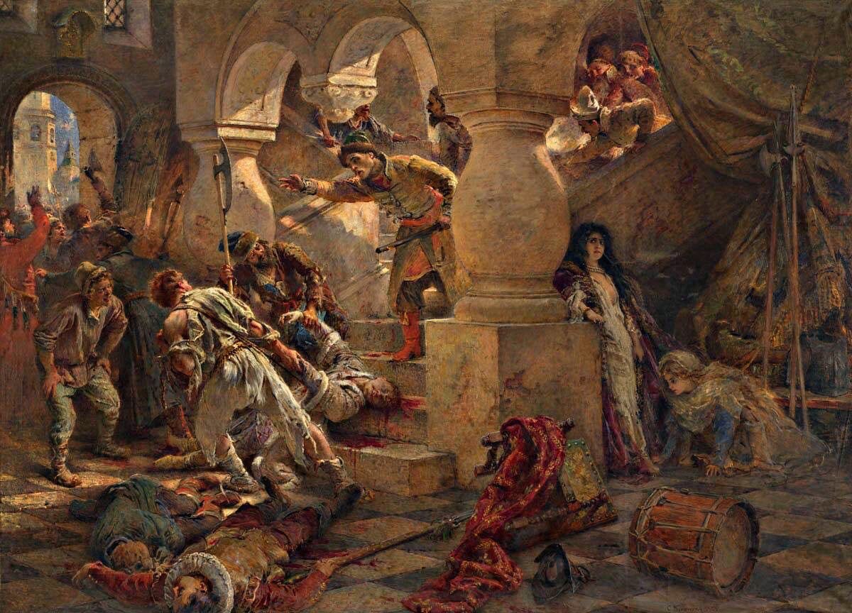 Убийство Лжедмитрия I 17 мая 1606 год.