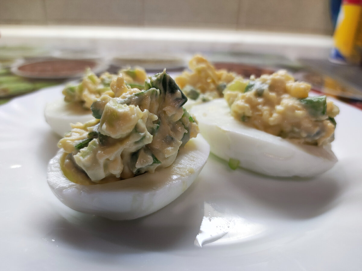 Фото автора: фаршированные яйца
