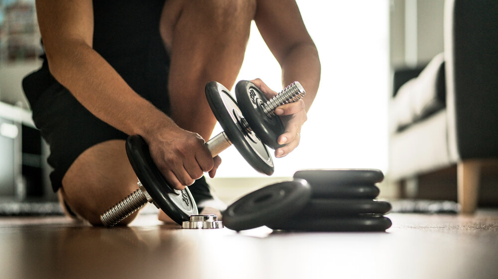 Man Leg work Day Gym