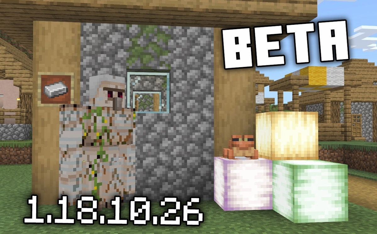 Minecraft Beta 1.18.10.26 — Лягушки и головастики! (The Wild Update 1.19) |  Реальные Нарезки | Дзен