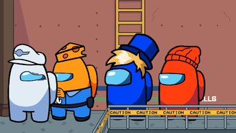 Логика Among Us Анимация 22 Серия - Побег из тюрьмы