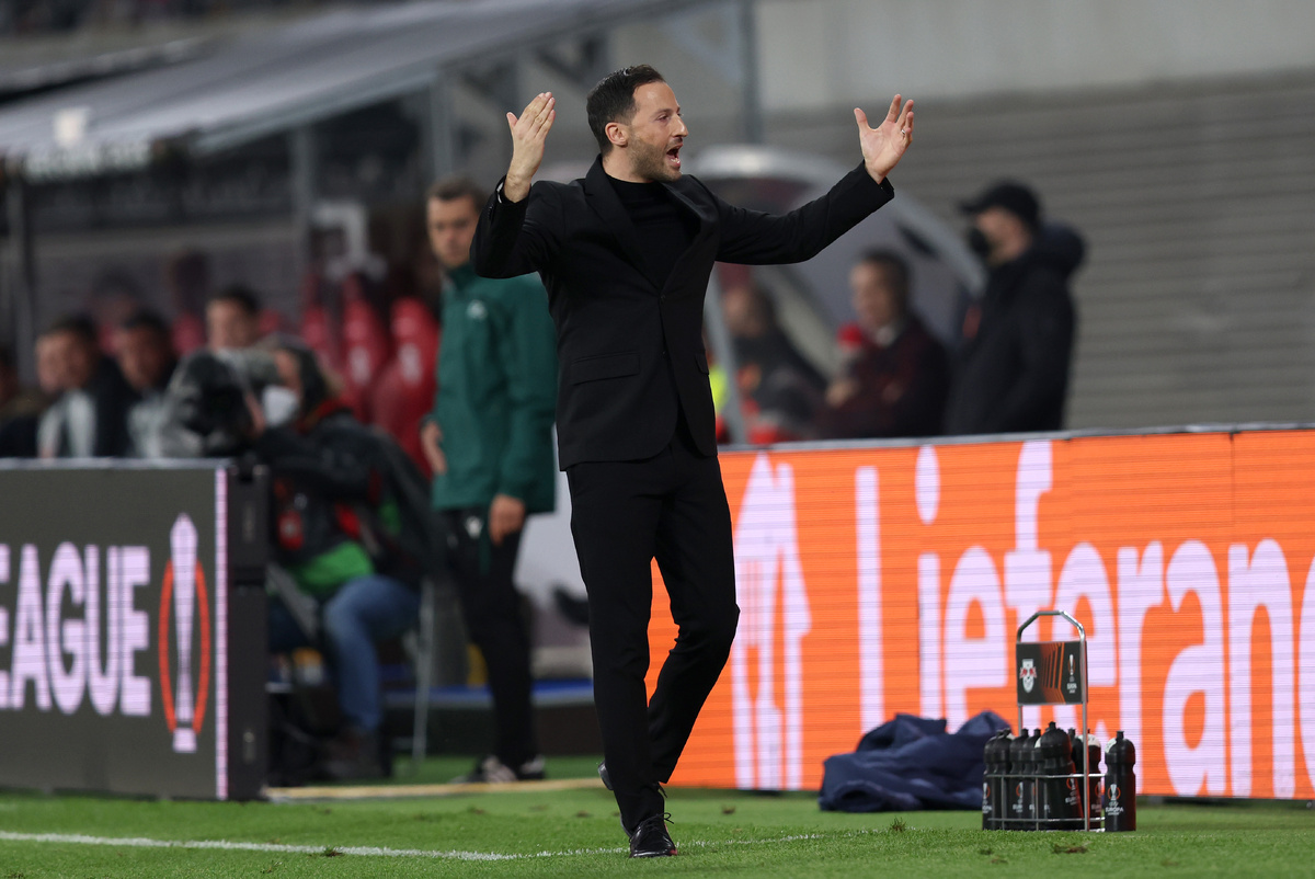 Доменико Тедеско в матче «Лейпциг» – «Рейнджерс»