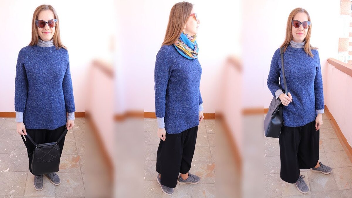 Джемпер из твида