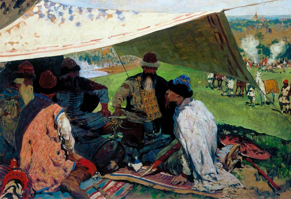 С. В. Иванов. «Съезд князей в Уветичах» 