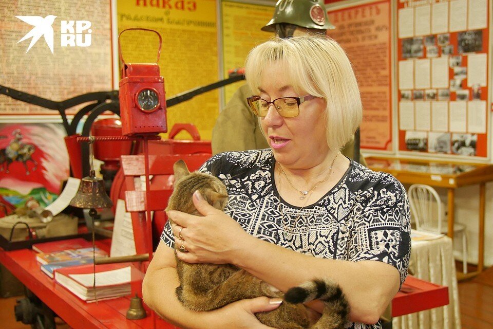     Светлана Баяндина, ведущий методист музея «Пожарная часть». Фото: Алена Кихаева  другой источник.