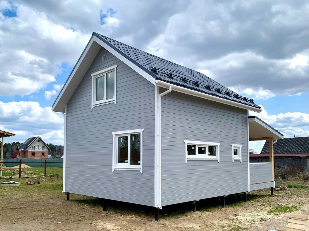 Дом с сауной по индивидуальному проекту в п.Трудовик