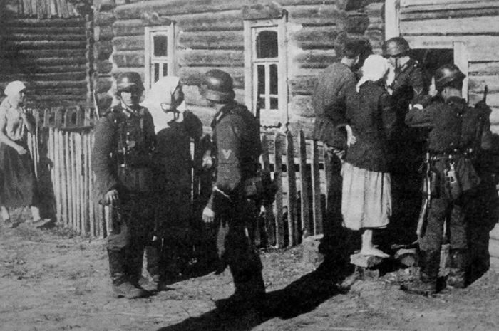 Немцы в деревне