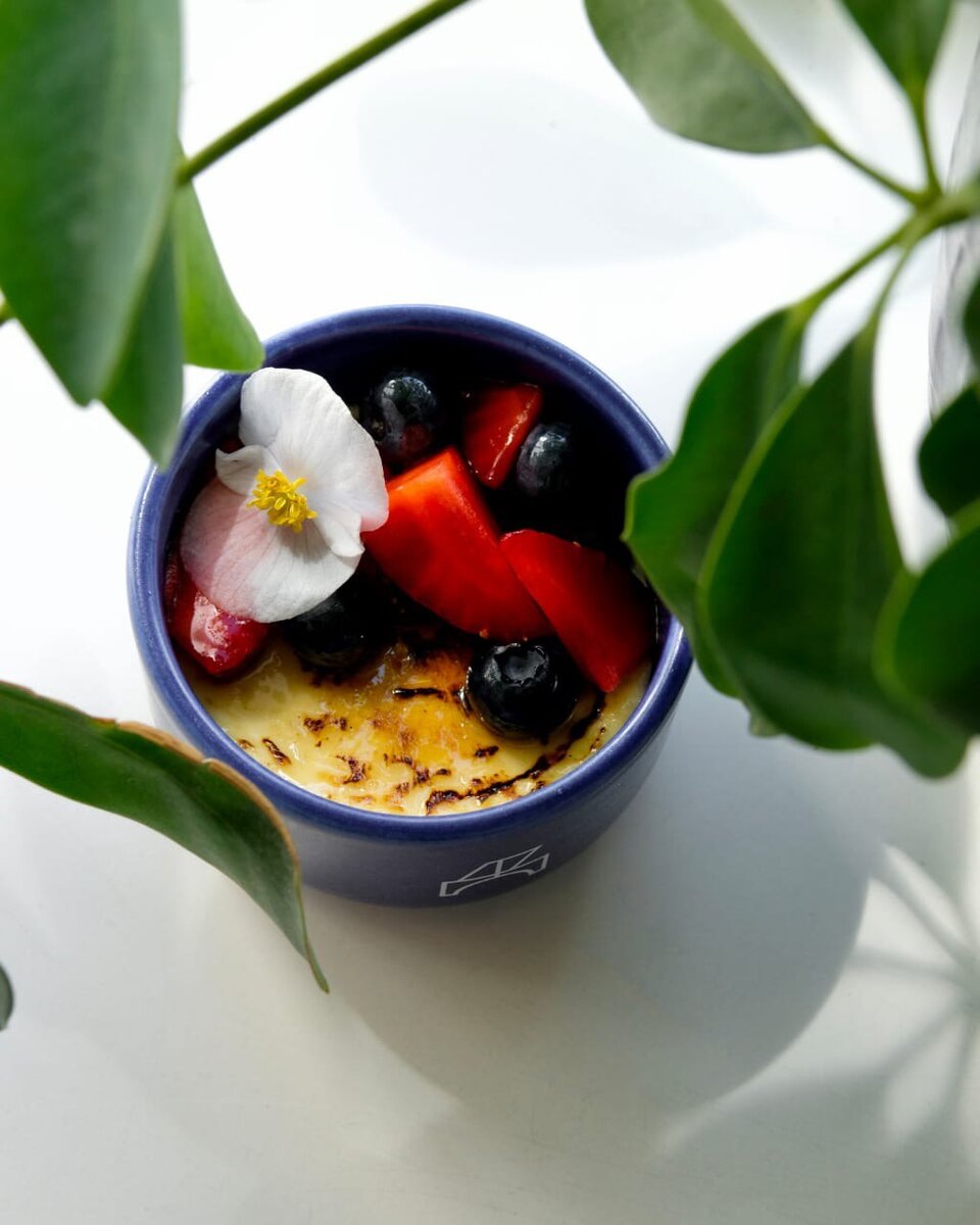 Специальное меню включало три блюда 