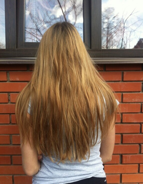 Ужасное состояние волос.