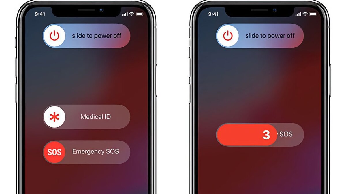 Использование SOS на iPhone для связи с экстренными службами