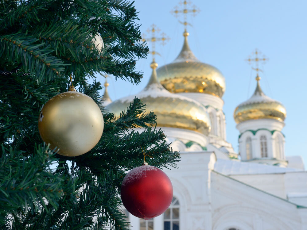 Рождество семья храм