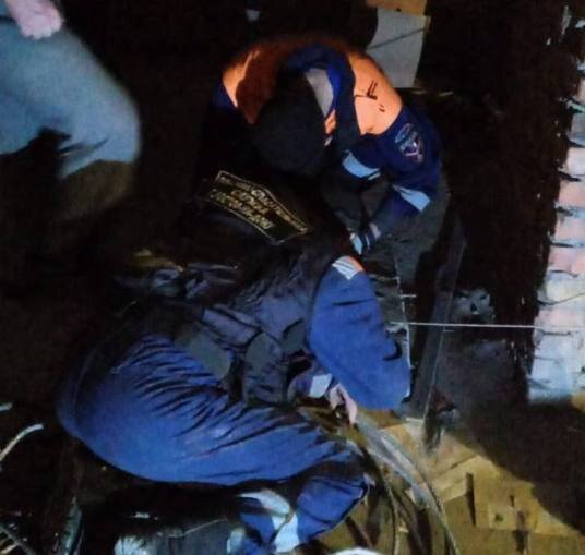   Спасателям пришлось работать в непростых условиях.