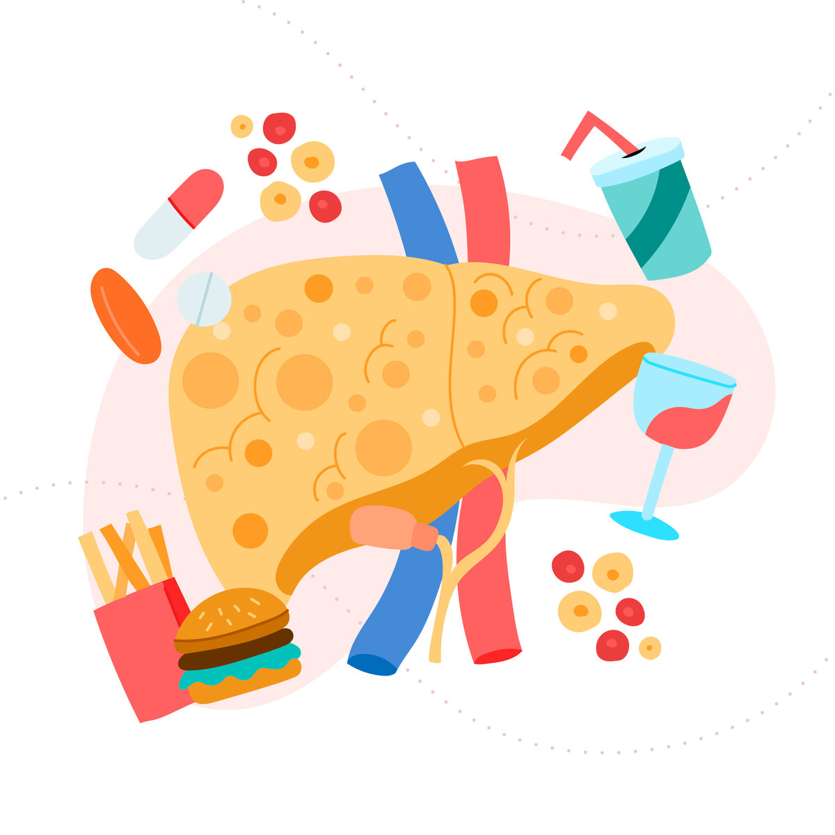 Изображение от <a href="https://ru.freepik.com/free-vector/hand-drawn-flat-design-fatty-liver-illustration_24017815.htm#query=%D0%BF%D0%B5%D1%87%D0%B5%D0%BD%D1%8C&position=8&from_view=search&track=sph">Freepik</a>