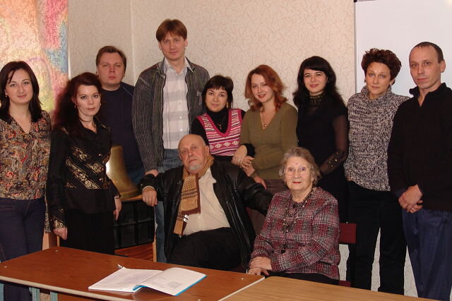 Курс Игоря Константиновича Беляева. Будущие режиссеры документального кино из разных регионов Росси и даже из ближнего зарубежья 2007 г. 
