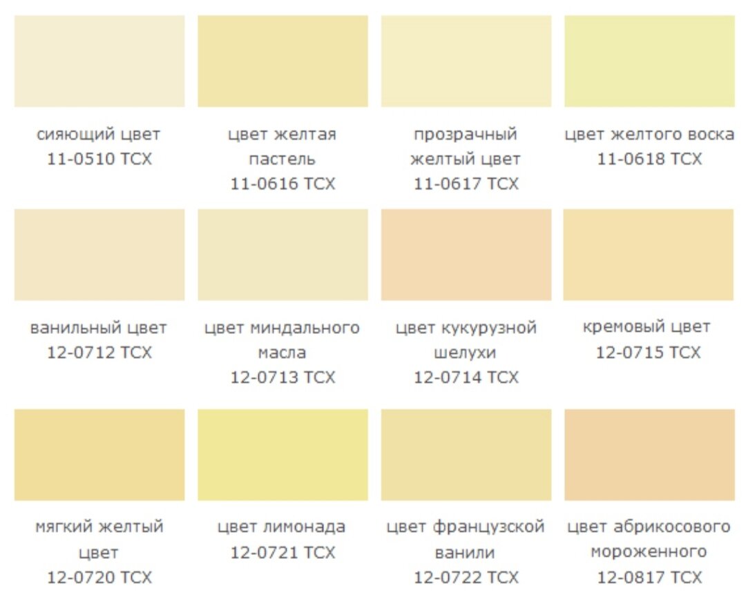 Желто белая окраска. Оттенки бежевого цвета палитра с названиями. Оттенки бледно жёлтого цвета с названиями. Бежево-желтый цвет. Светло бежевый цвет название.